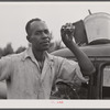 James Edwards, migratory agricultural laborer who has been following the seasons since 1928. Near Shawboro, North Carolina.
