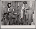 Interior of barracks for migratory workers picking apples at Bridgeville, Delaware.