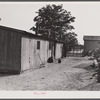 Barracks for migratory agricultural labor at Bridgeville, Deleware. The migrants were here for the apple picking season.