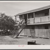 Two-story structure for housing migratory workers at Bridgeville, Delaware.