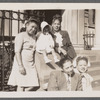 Roldan-Garcia family at West 159th Street, c. 1943