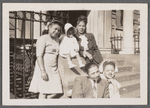 Roldan-Garcia family at West 159th Street, c. 1943