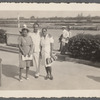 Graciela Garcia, Manolo Gonzalez, and Elena Roldan at Cuban racetrack