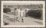 Graciela Garcia, Manolo Gonzalez, and Elena Roldan at Cuban racetrack