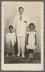 Angel Roldan and children, Cuba