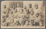 Atala Carranza in class photo in Cuba