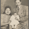 Teresa and Eduardo Roldan with infant Jessie Jr.
