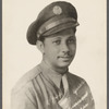 Portrait of Eduardo Roldan in uniform