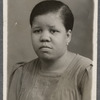 Woman in studio portrait taken in Havana, Cuba