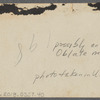 Nun kneeling amid rock formation, undated