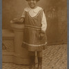 Smiling child in formal portrait