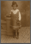 Smiling child in formal portrait