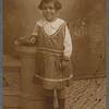 Smiling child in formal portrait