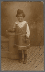 Smiling child in formal portrait
