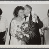 Teresa Roldan receives kiss from father on wedding day