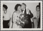 Teresa Roldan receives kiss from father on wedding day