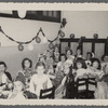 Teresa Roldan in costume with classmates in Staten Island