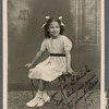 Teresa Roldan as a seven-year-old in a studio portrait