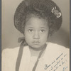 Teresa Roldan as a four-year-old in a formal portrait