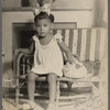 Teresa Roldan as a three-year-old in a formal portrait