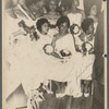 Teresa Roldan with other girls during her quinceañera