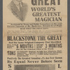 Round the World tour of Blackstone the Great and his All-Star Company