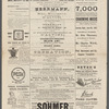 Fifth Avenue Theatre program, with Alexander Herrmann and Adelaide Herrmann