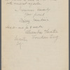 Correspondence from Harry Houdini to Walter G. Peterkin