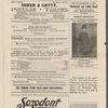 Program for Alexander Herrmann's appearance at Henry C. Miner's People's Theatre
