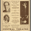 Thurston the Famous magician, East Indian Rope-Trick