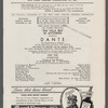 Program for Sim Sala Bim: 50 Mysteries at the Morosco Theatre