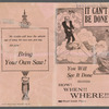 Horace Goldin performance of Sawing a Woman in Half promotional material