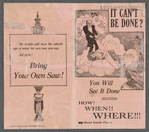 Horace Goldin performance of Sawing a Woman in Half promotional material