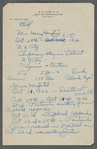 Notes by Dr. Daniel E. Cohn describing Harry Houdini's fatal illness and death