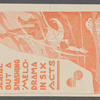 Promotional ephemera for the film Terror Island, starring Harry Houdini