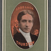 Howard Thurston "Good Luck" throw-out card (variant coloring)