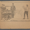 Drawing of Adelaide Herrmann's bullet catching trick