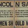 Lincoln said women should vote