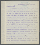 Typed copy of letter from the five principal Kings, Chiefs, and Leaders of the Chickasaw Nation to John Sevier