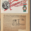 Scrapbook ephemera autographed by its subject, magician Leon Herrmann