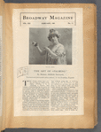 First page of The Art of "Palming" article from Broadway Magazine, Vol. XIII, no. 11