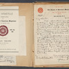 Program and ephemera for the Society of American Magicians' event Magic Vaudeville and letter from Oscar S. Teale, president of the Society of American Magicians, to Saram Ellison