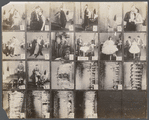 Publicity photographs from a keysheet of Mae West and Ed Wynn in the stage production Sometime