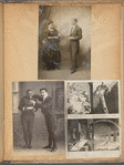Magic ephemera including a photograph of the magicians Leon Herrmann and Boomsky (Isaac Willis)
