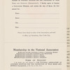 The National Association of Audubon Societies invitation and membership brochures