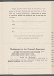 The National Association of Audubon Societies invitation and membership brochures