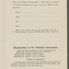 The National Association of Audubon Societies invitation and membership brochures