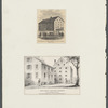 Old Sugar-House Prison, formerly 34 and 36 Liberty Street, N. Y. ; Rhinelander's Sugar House & Residence, between William & Rose Sts. "The last of the Sugar House & Prison of the Revolution."