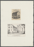 Old Sugar-House Prison, formerly 34 and 36 Liberty Street, N. Y. ; Rhinelander's Sugar House & Residence, between William & Rose Sts. "The last of the Sugar House & Prison of the Revolution."
