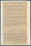 Instructions for the inlisting of men